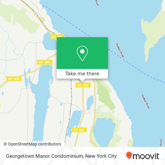 Mapa de Georgetown Manor Condominium