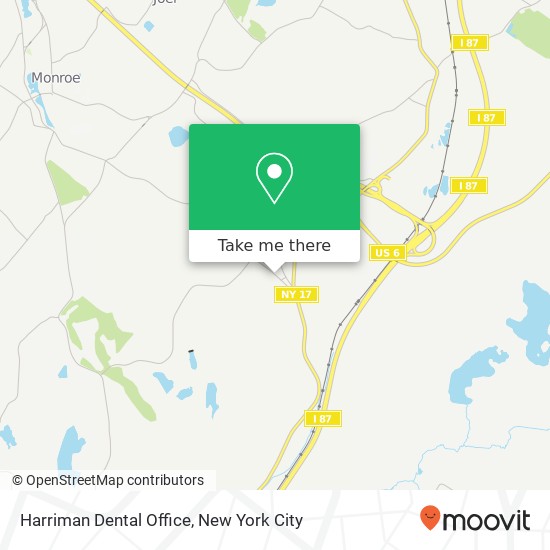 Harriman Dental Office map