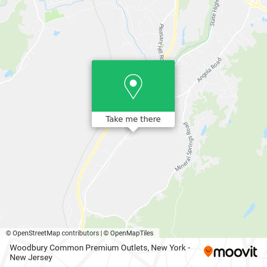 Woodbury Common Premium Outlets map