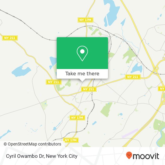 Cyril Owambo Dr map