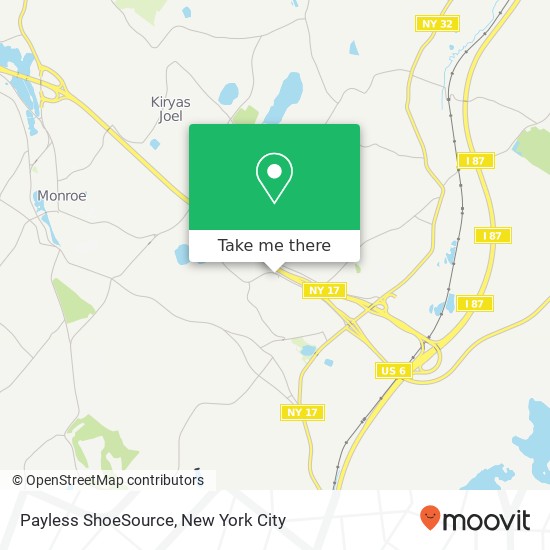 Payless ShoeSource map