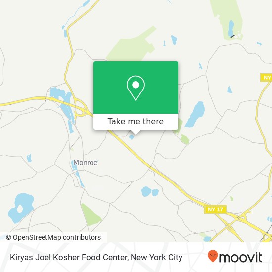 Kiryas Joel Kosher Food Center map