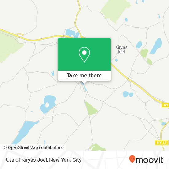 Uta of Kiryas Joel map