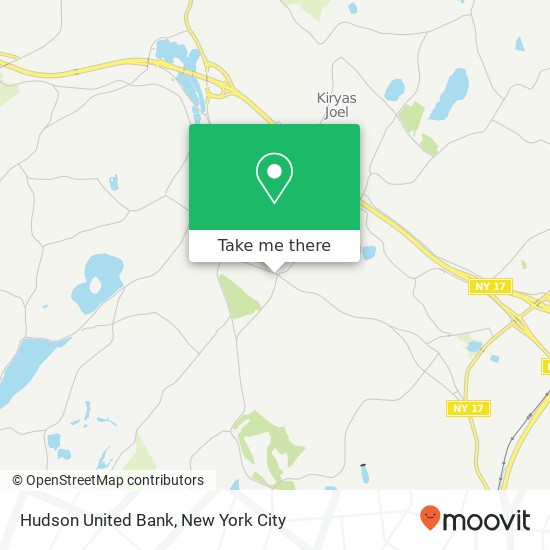 Hudson United Bank map