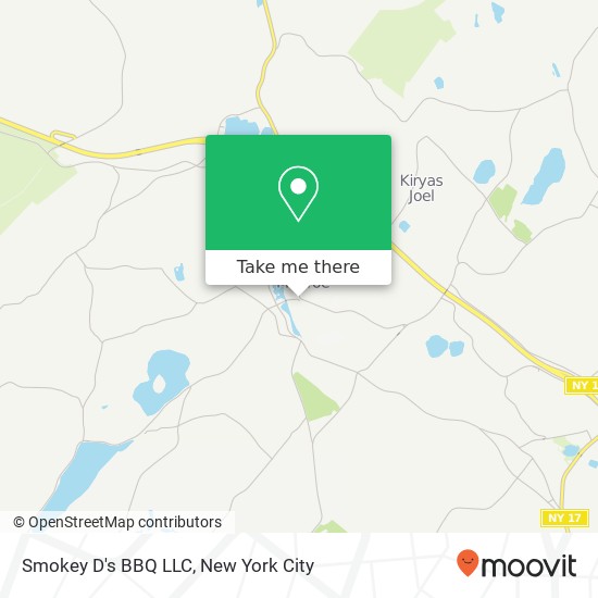 Smokey D's BBQ LLC map