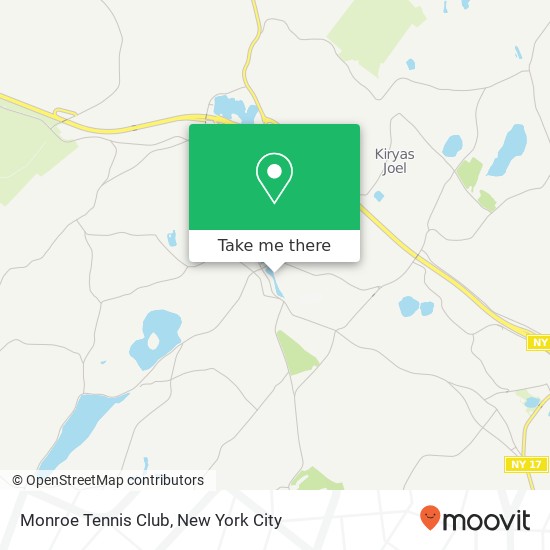 Mapa de Monroe Tennis Club