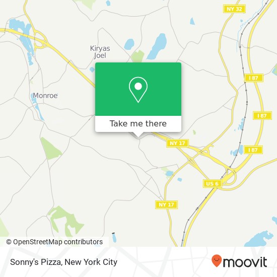 Mapa de Sonny's Pizza