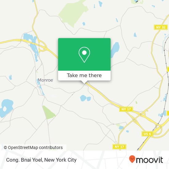 Cong. Bnai Yoel map