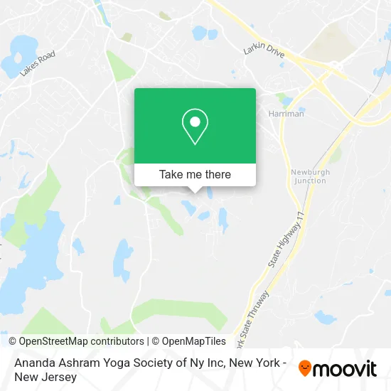 Ananda Ashram Yoga Society of Ny Inc map
