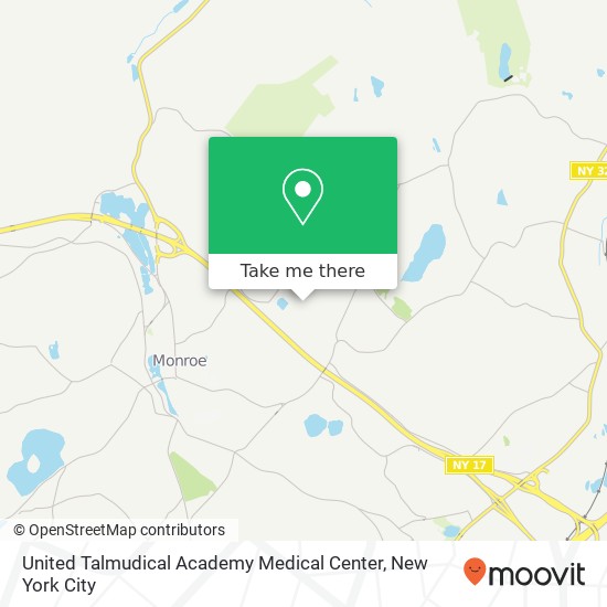 United Talmudical Academy Medical Center map