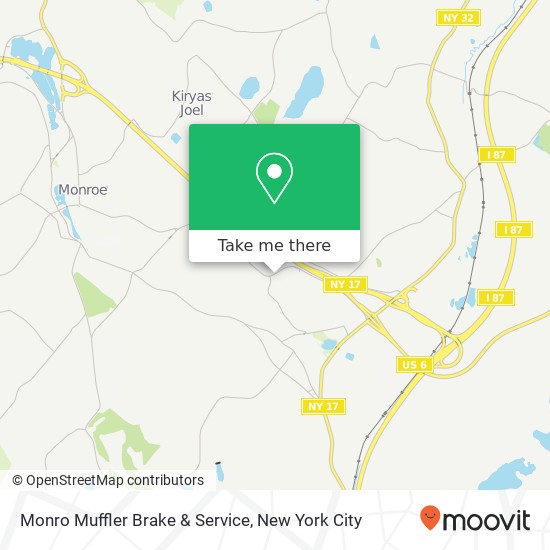 Monro Muffler Brake & Service map