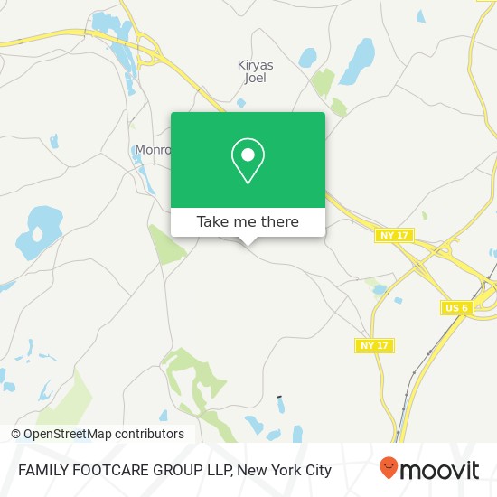 FAMILY FOOTCARE GROUP LLP map