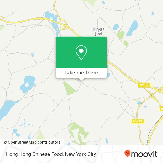 Hong Kong Chinese Food map