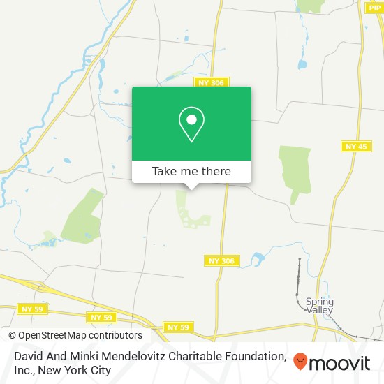 David And Minki Mendelovitz Charitable Foundation, Inc. map