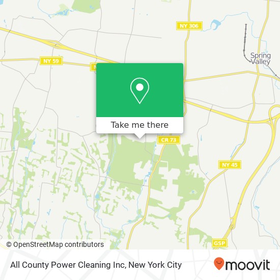 All County Power Cleaning Inc map