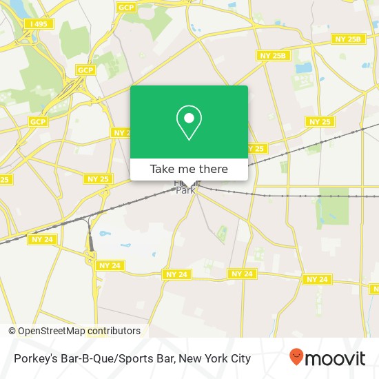 Mapa de Porkey's Bar-B-Que/Sports Bar