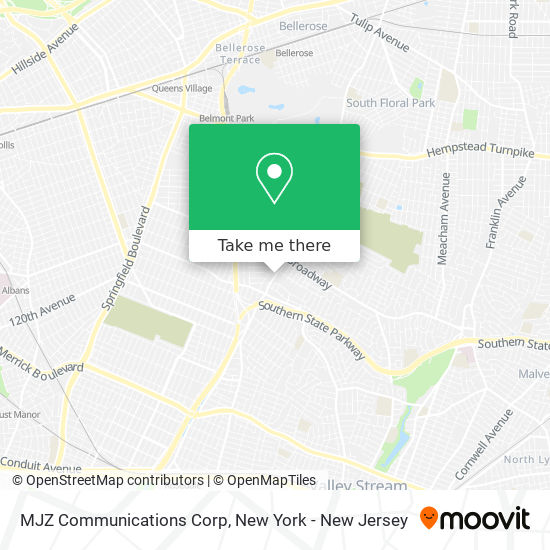 MJZ Communications Corp map
