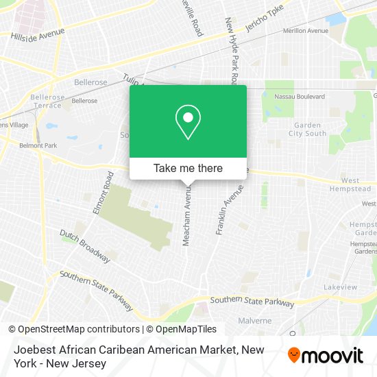 Mapa de Joebest African Caribean American Market