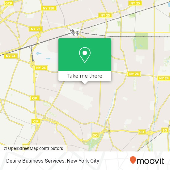 Desire Business Services map