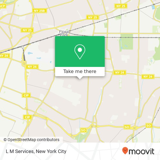 L M Services map