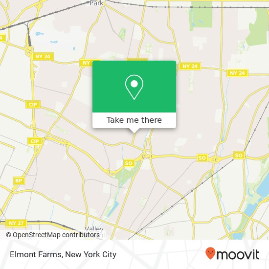 Mapa de Elmont Farms
