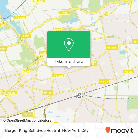 Mapa de Burger King Self Svce Restrnt