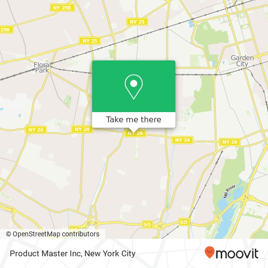 Mapa de Product Master Inc