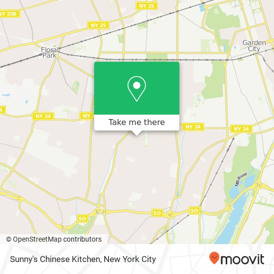 Mapa de Sunny's Chinese Kitchen