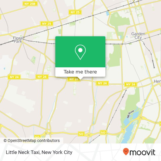 Little Neck Taxi map