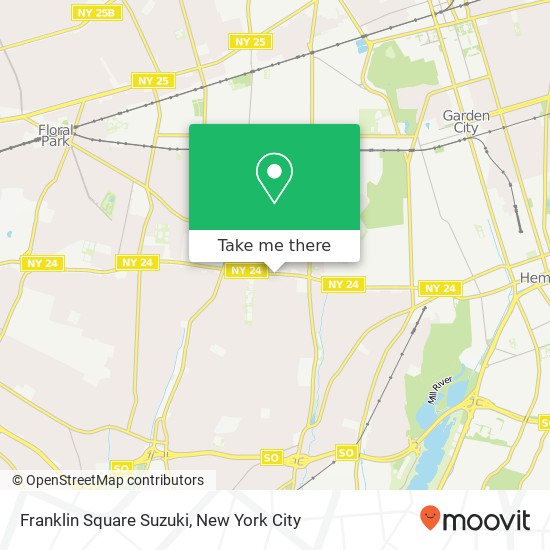 Franklin Square Suzuki map