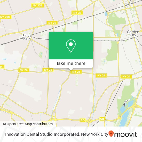 Mapa de Innovation Dental Studio Incorporated