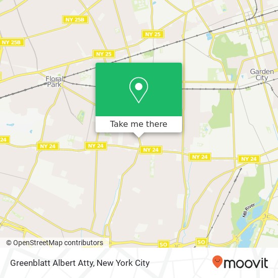 Greenblatt Albert Atty map