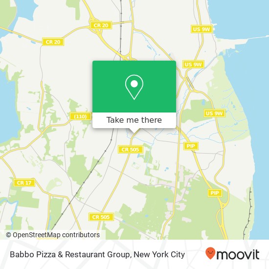 Babbo Pizza & Restaurant Group map