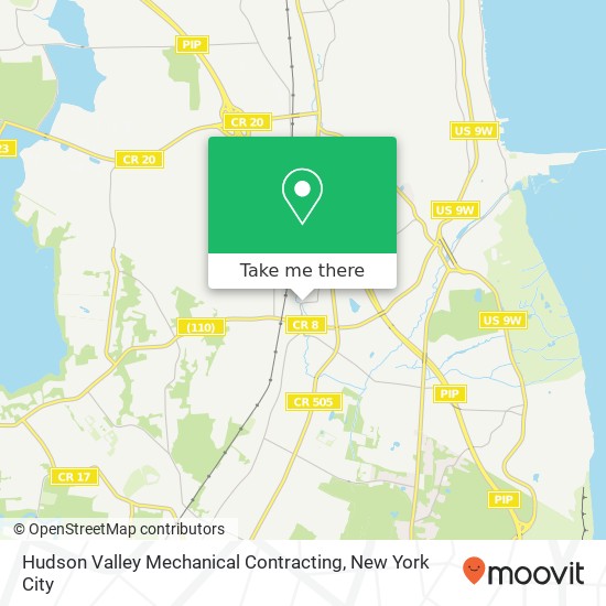 Hudson Valley Mechanical Contracting map