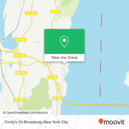 Fordy's On Broadway map