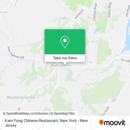 Mapa de Kam Fung Chinese Restaurant