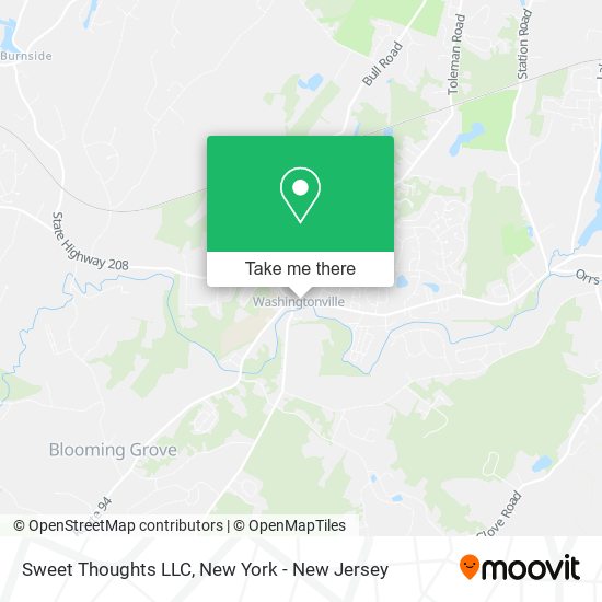 Sweet Thoughts LLC map