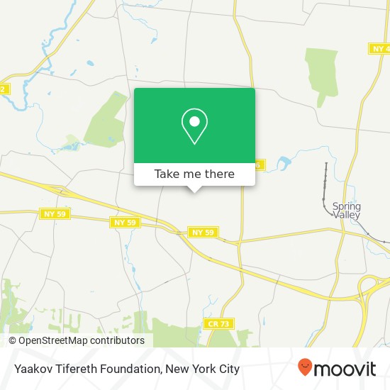 Yaakov Tifereth Foundation map