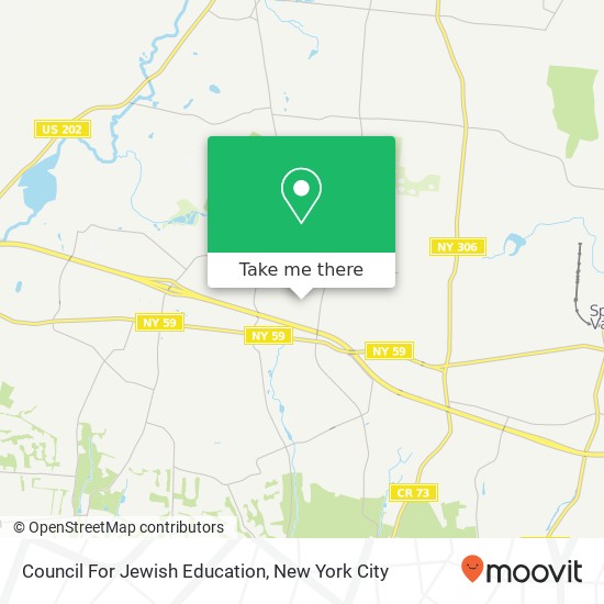 Mapa de Council For Jewish Education