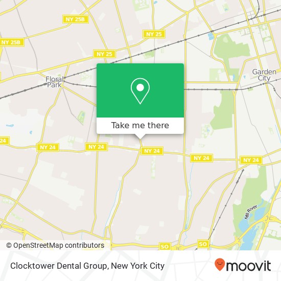 Mapa de Clocktower Dental Group