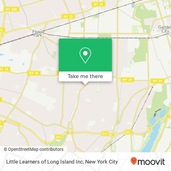 Little Learners of Long Island Inc map