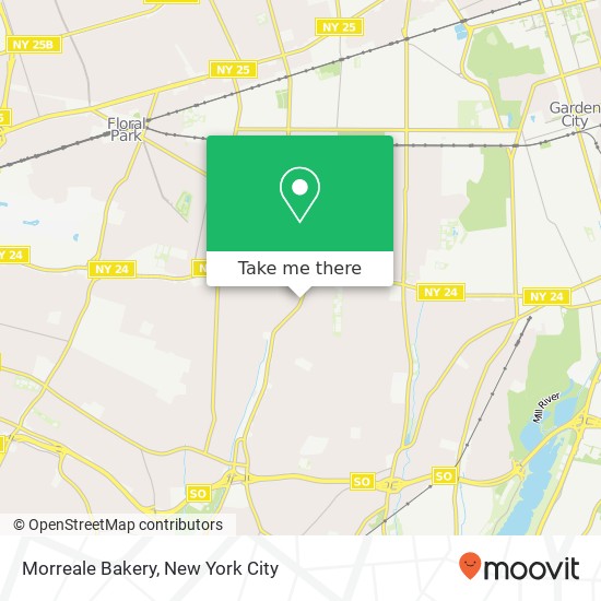 Morreale Bakery map