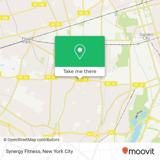 Synergy Fitness map