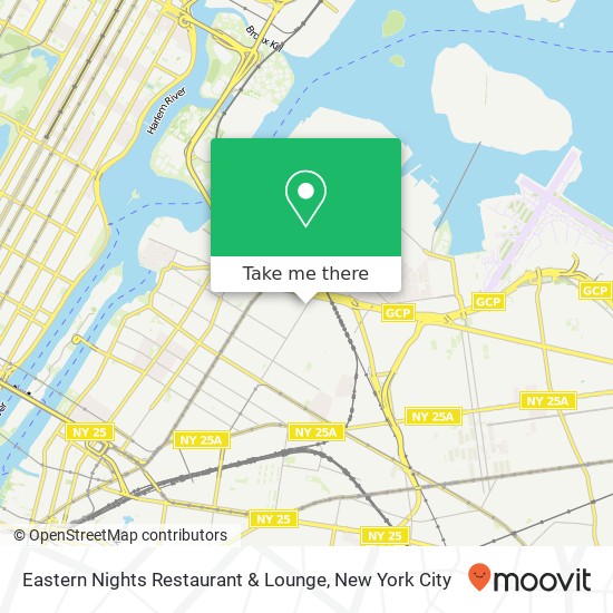 Mapa de Eastern Nights Restaurant & Lounge