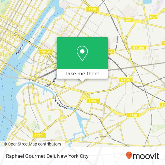 Mapa de Raphael Gourmet Deli