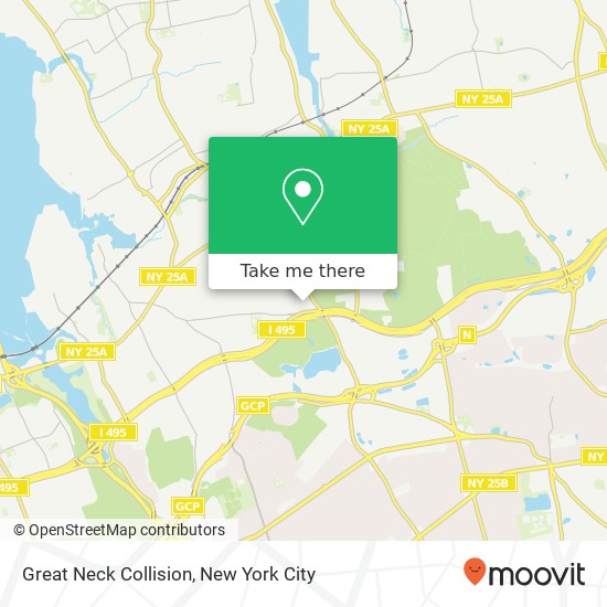 Great Neck Collision map