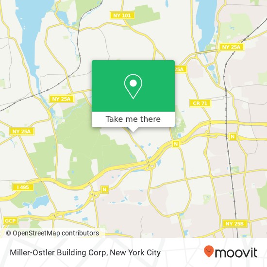 Miller-Ostler Building Corp map