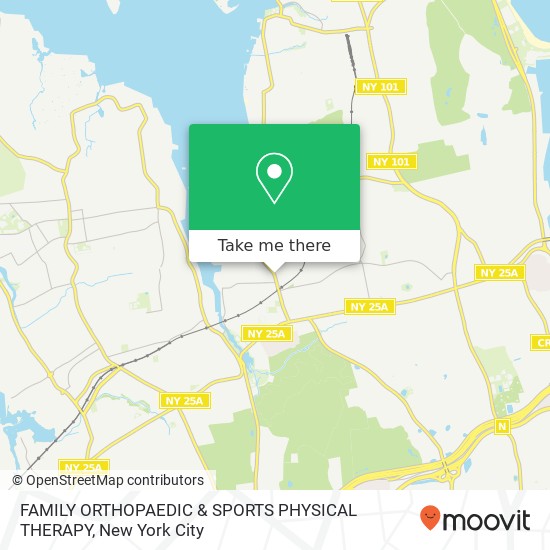 FAMILY ORTHOPAEDIC & SPORTS PHYSICAL THERAPY map