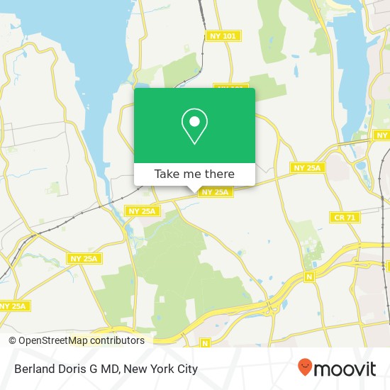 Berland Doris G MD map