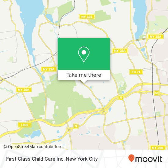 First Class Child Care Inc map